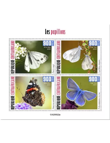 n° 7472/7475 - Timbre CENTRAFRIQUE Poste