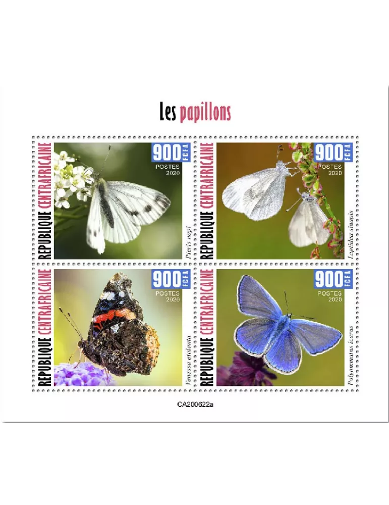 n° 7472/7475 - Timbre CENTRAFRIQUE Poste