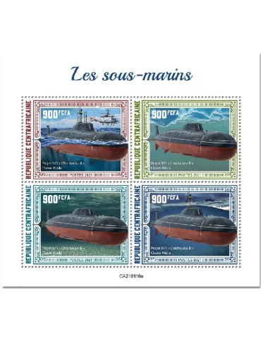 n° 7626/7629 - Timbre CENTRAFRIQUE Poste