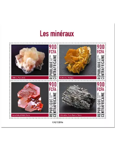 n° 7694/7697 - Timbre CENTRAFRIQUE Poste