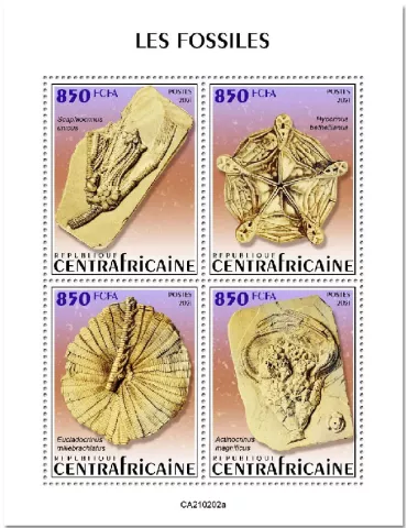 n° 7698/7701 - Timbre CENTRAFRIQUE Poste