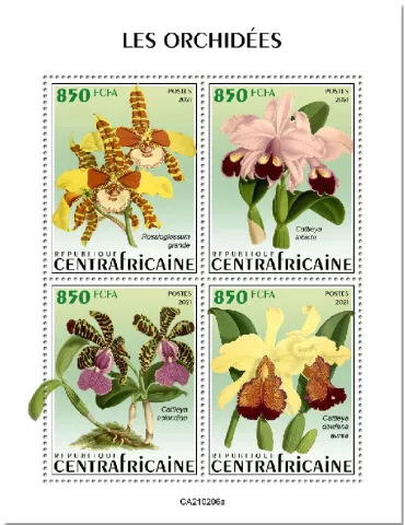 n° 7714/7717 - Timbre CENTRAFRIQUE Poste