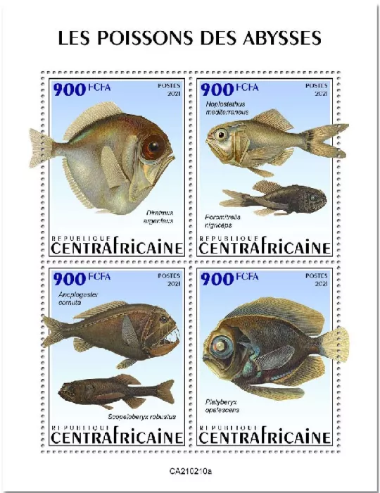 n° 7730/7733 - Timbre CENTRAFRIQUE Poste