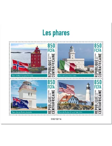 n° 7734/7737 - Timbre CENTRAFRIQUE Poste