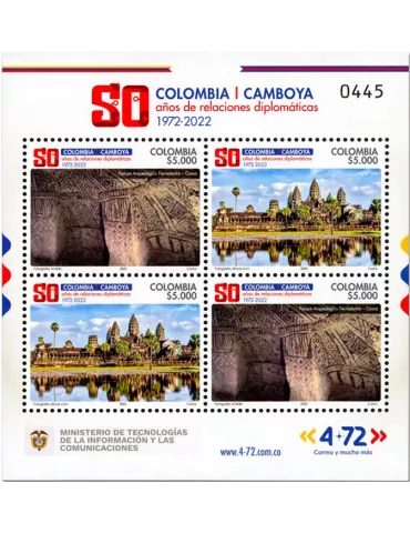 n° 2618/2619 - Timbre COLOMBIE Poste