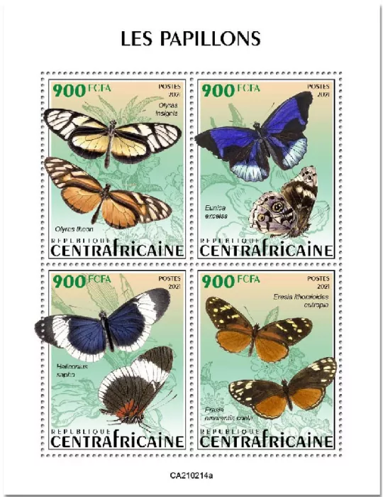 n° 7746/7749 - Timbre CENTRAFRIQUE Poste