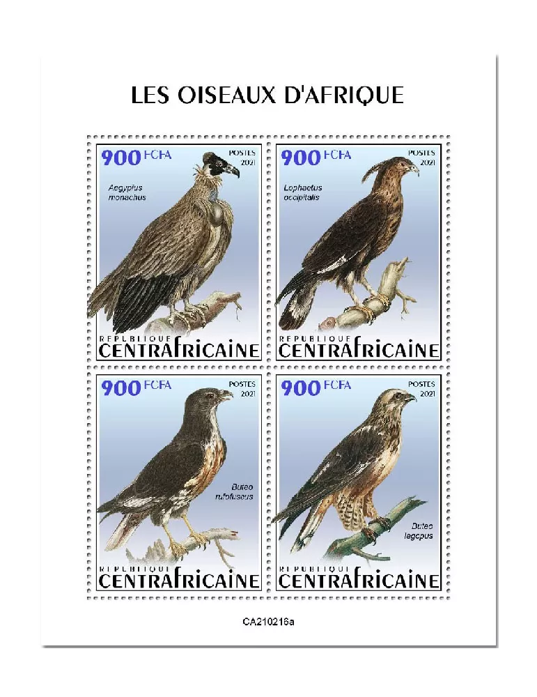 n° 7754/7757 - Timbre CENTRAFRIQUE Poste