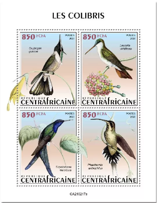 n° 7758/7761 - Timbre CENTRAFRIQUE Poste