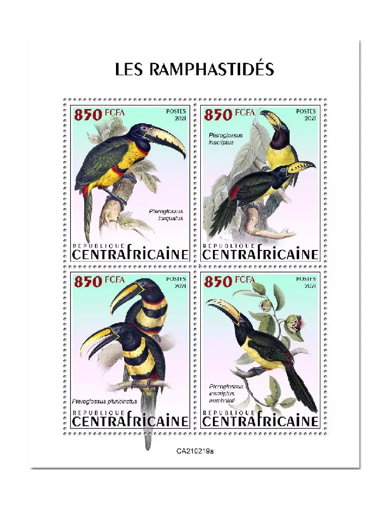 n° 7766/7769 - Timbre CENTRAFRIQUE Poste