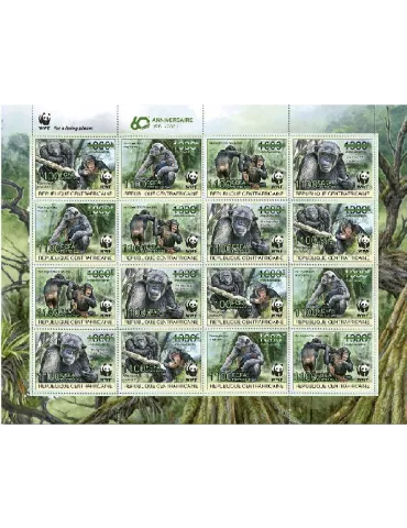 n° 7842/7845 - Timbre CENTRAFRIQUE Poste