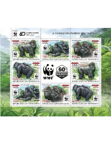 n° 7854/7857 - Timbre CENTRAFRIQUE Poste