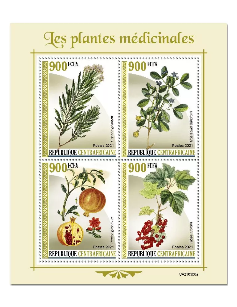 n° 7891/7894 - Timbre CENTRAFRIQUE Poste