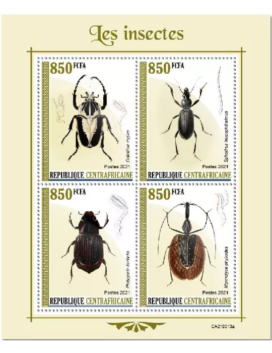 n° 7919/7922 - Timbre CENTRAFRIQUE Poste