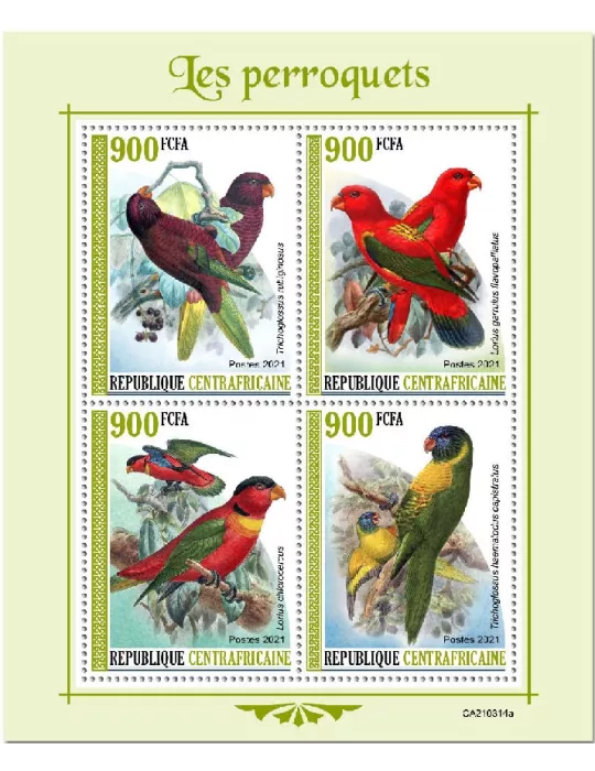n° 7923/7926 - Timbre CENTRAFRIQUE Poste