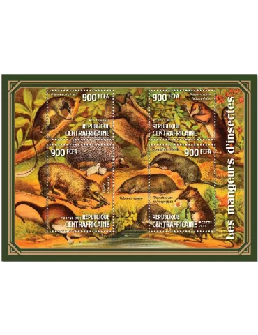 n° 7947/7950 - Timbre CENTRAFRIQUE Poste