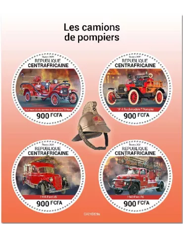 n° 7971/7974 - Timbre CENTRAFRIQUE Poste