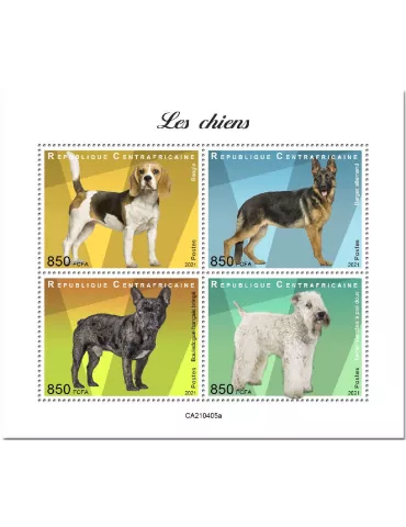 n° 8041/8044 - Timbre CENTRAFRIQUE Poste