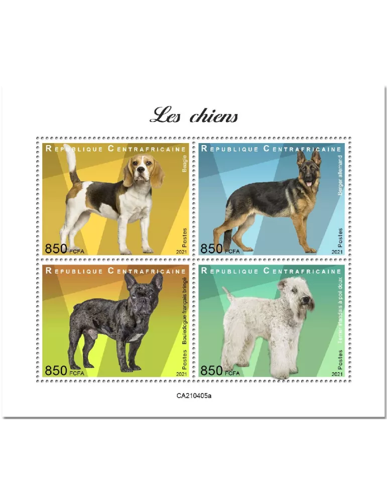 n° 8041/8044 - Timbre CENTRAFRIQUE Poste