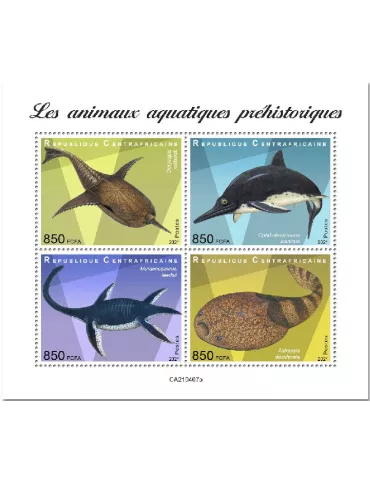 n° 8049/8052 - Timbre CENTRAFRIQUE Poste