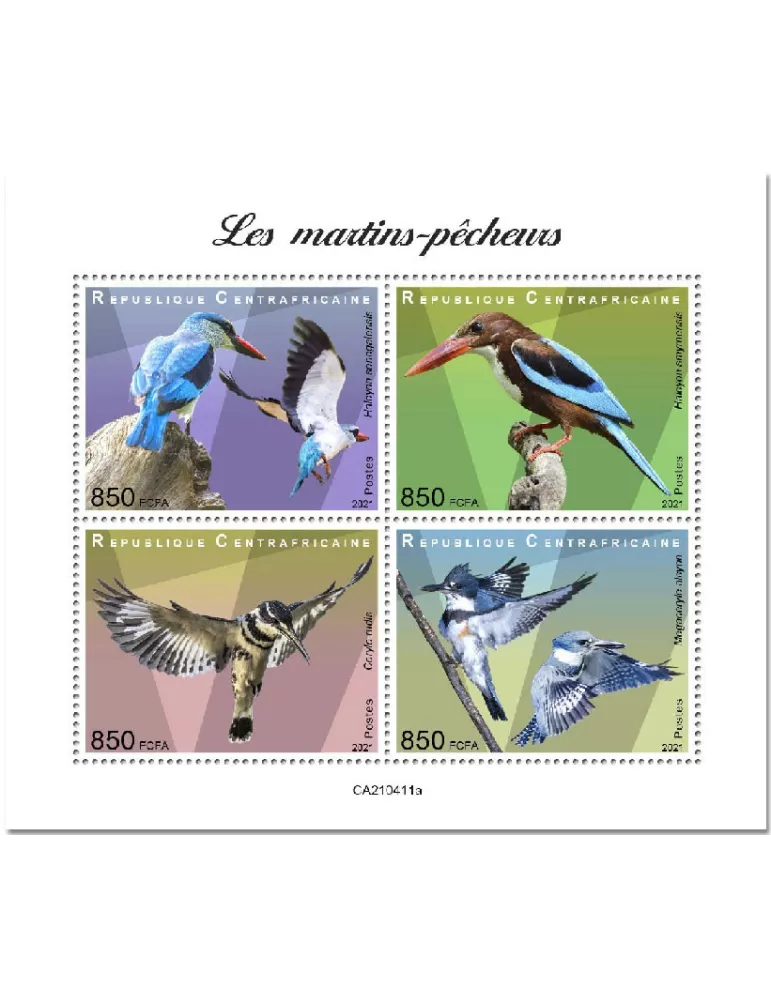 n° 8065/8068 - Timbre CENTRAFRIQUE Poste