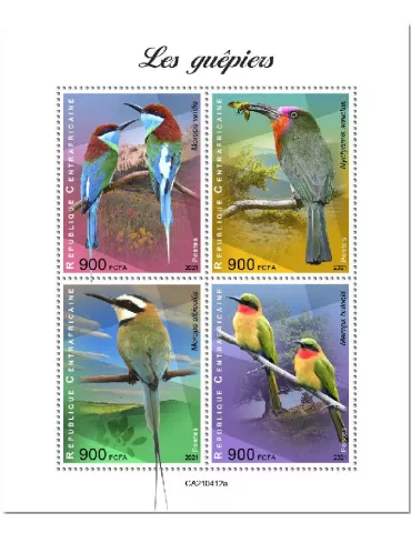 n° 8069/8072 - Timbre CENTRAFRIQUE Poste