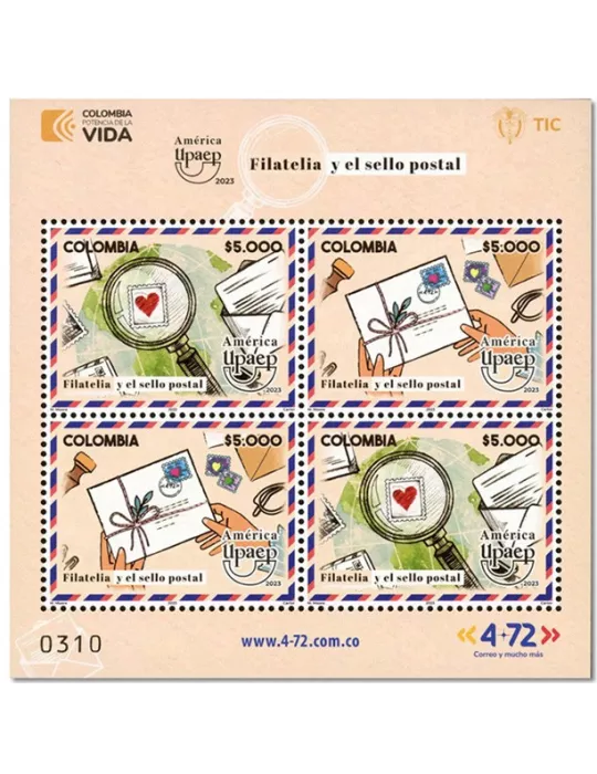 n° n° 2688(x2)/2689(x2) - Timbre COLOMBIE Poste