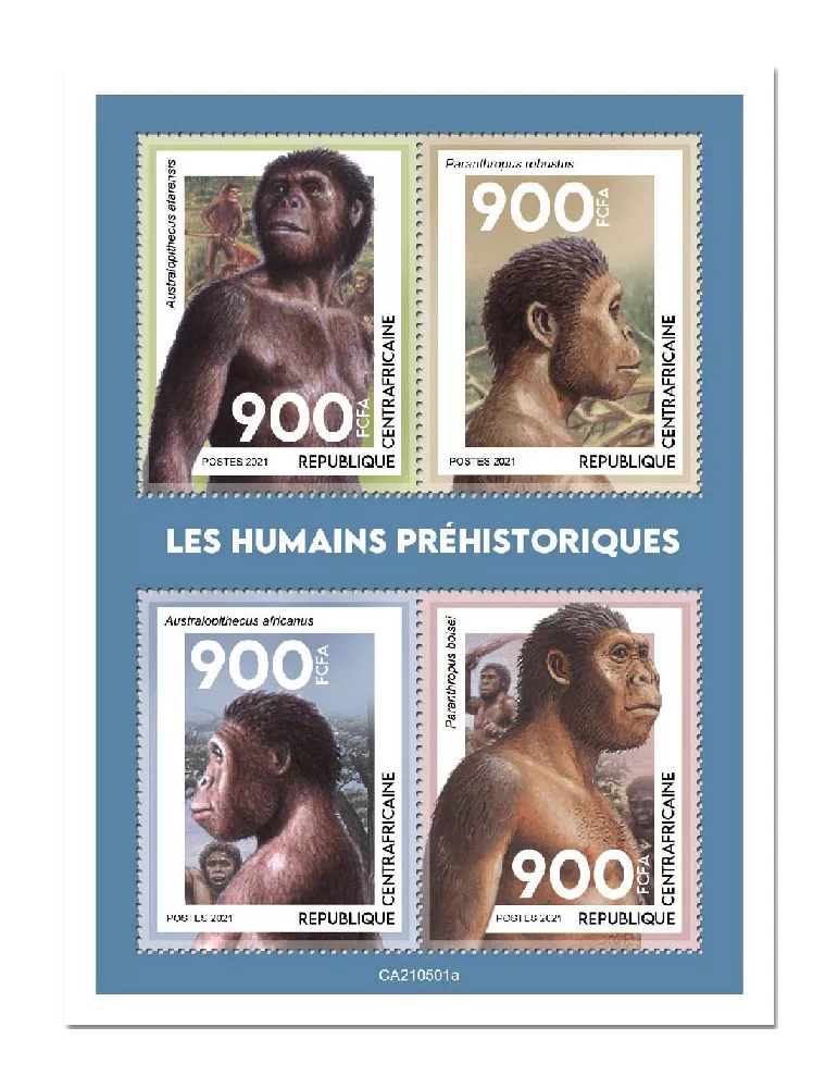 n° 8189/8192 - Timbre CENTRAFRIQUE Poste