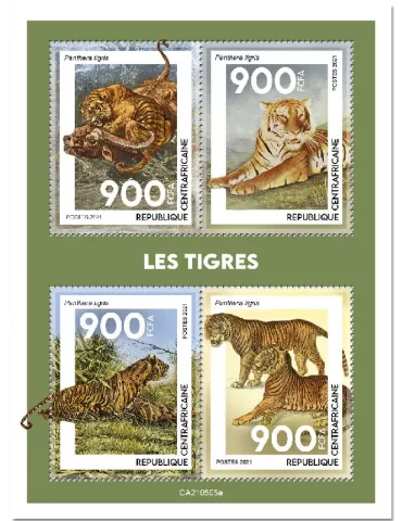 n° 8205/8208 - Timbre CENTRAFRIQUE Poste