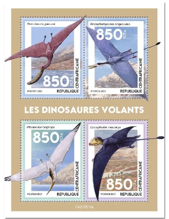 n° 8225/8228 - Timbre CENTRAFRIQUE Poste