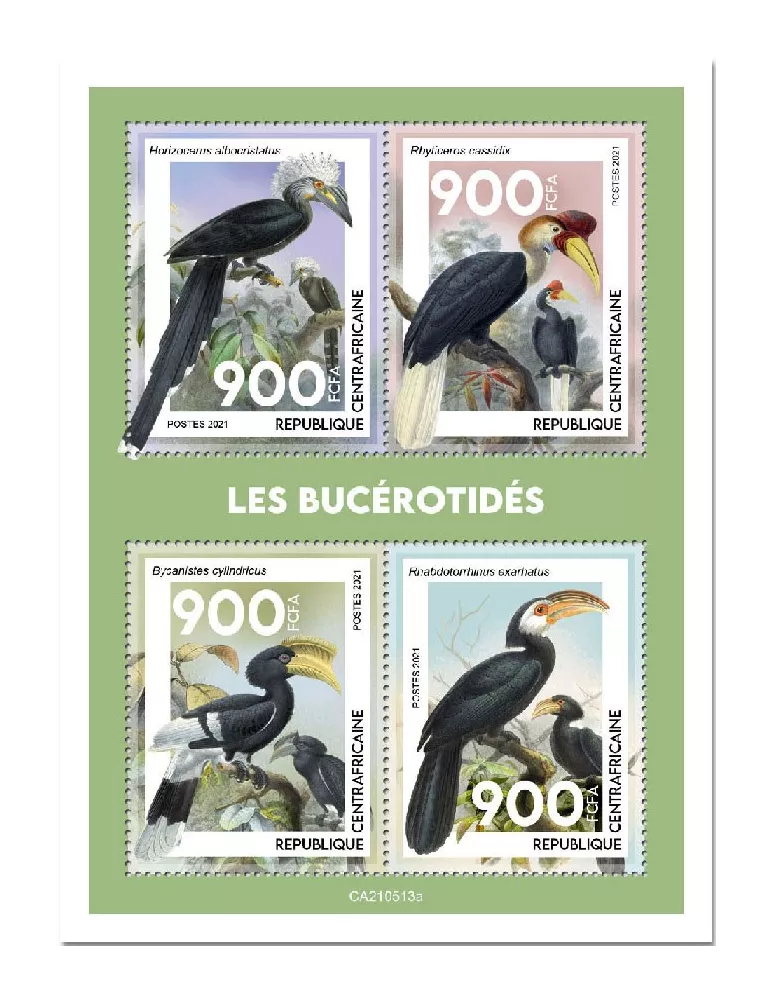 n° 8237/8240 - Timbre CENTRAFRIQUE Poste