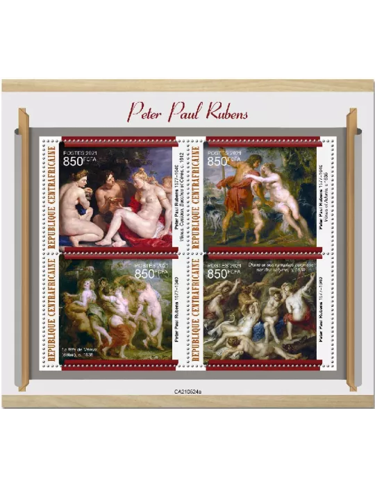 n° 8273/8276 - Timbre CENTRAFRIQUE Poste