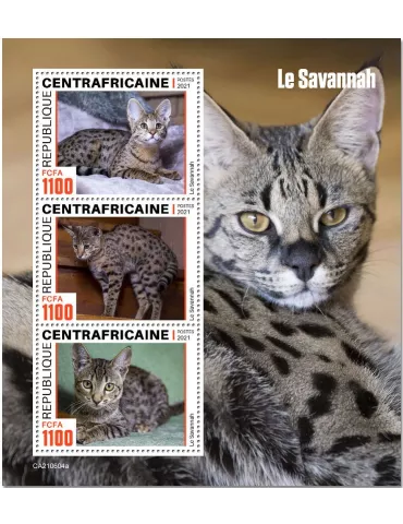 n° 8315/8317 - Timbre CENTRAFRIQUE Poste