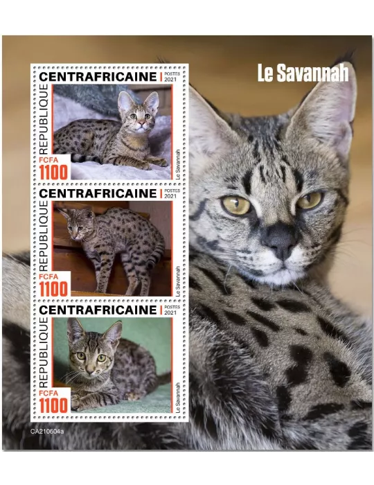 n° 8315/8317 - Timbre CENTRAFRIQUE Poste