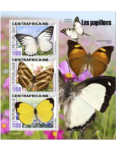 n° 8321/8323 - Timbre CENTRAFRIQUE Poste