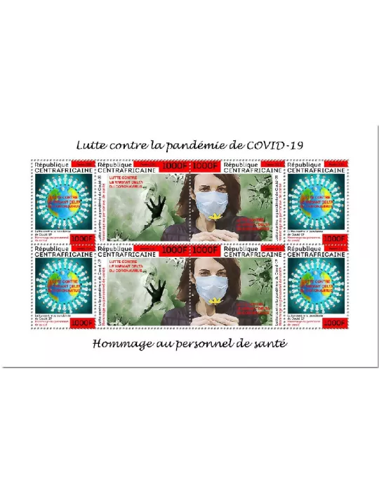 n° 8427/8429 - Timbre CENTRAFRIQUE Poste