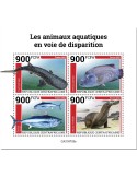 n° 8441A/8444A - Timbre CENTRAFRIQUE Poste
