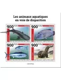 n° 8441A/8444A - Timbre CENTRAFRIQUE Poste