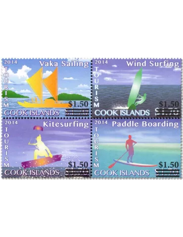 n° 1593A/1604A et n° 1605A/1616A - Timbre COOK (Oc) Poste