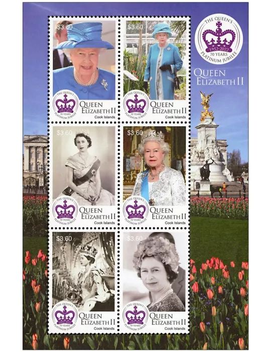 n° 1868/1873 - Timbre COOK (Oc) Poste