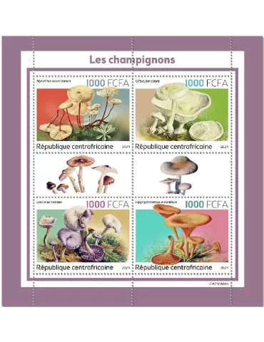 n° 8675/8678 - Timbre CENTRAFRIQUE Poste