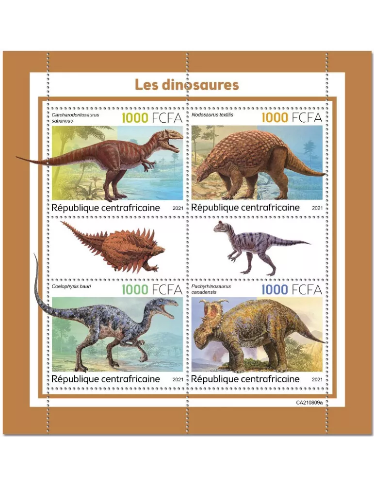 n° 8707/8710 - Timbre CENTRAFRIQUE Poste