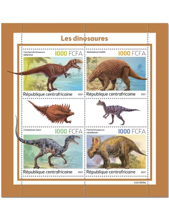 n° 8707/8710 - Timbre CENTRAFRIQUE Poste