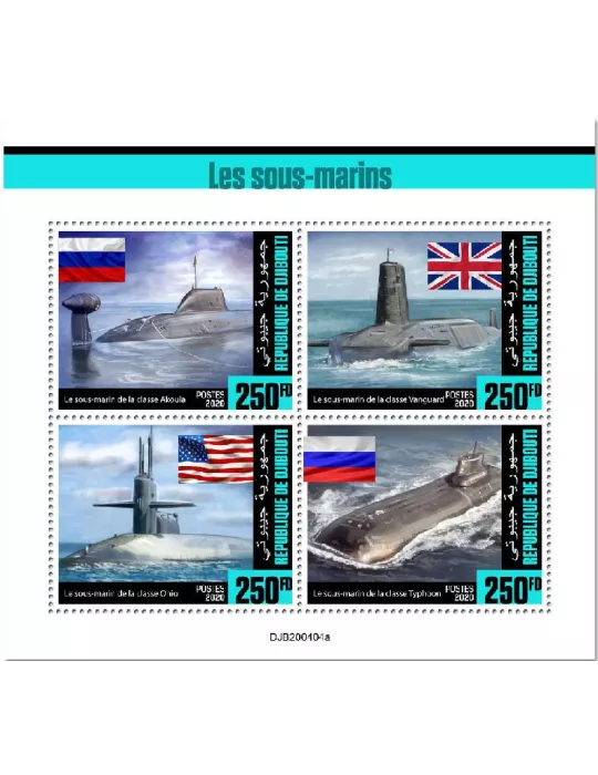 n° 3125/3128 - Timbre DJIBOUTI Poste