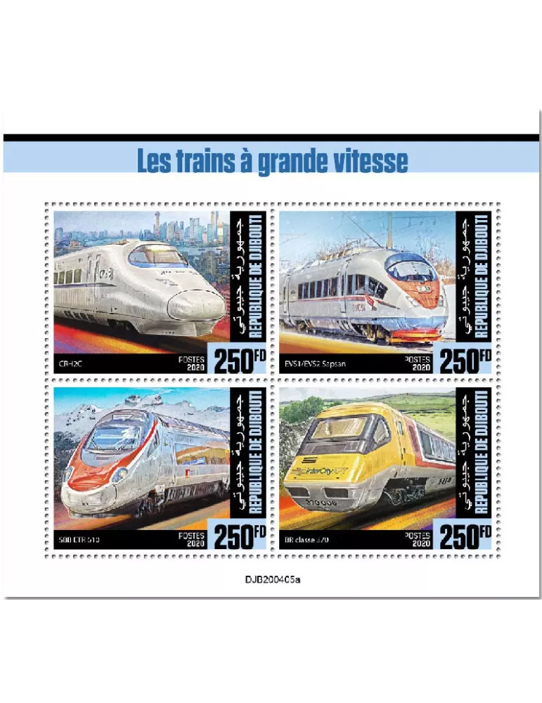 n° 3129/3132 - Timbre DJIBOUTI Poste