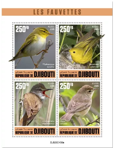 n° 3141/3144 - Timbre DJIBOUTI Poste