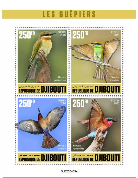 n° 3145/3148 - Timbre DJIBOUTI Poste