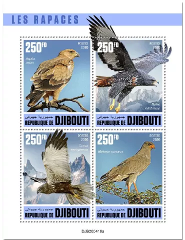 n° 3149/3152 - Timbre DJIBOUTI Poste