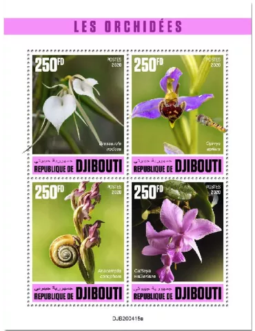 n° 3169/3172 - Timbre DJIBOUTI Poste