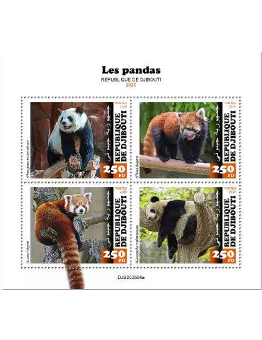 n° 3216/3219 - Timbre DJIBOUTI Poste