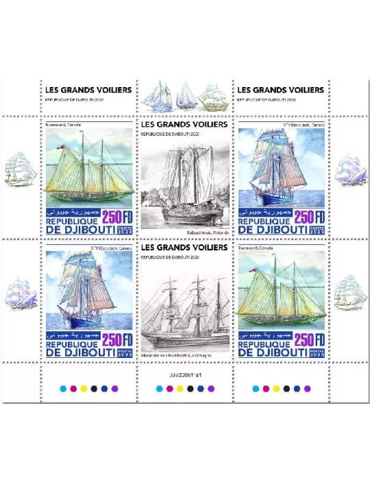 n° 3244/3245 - Timbre DJIBOUTI Poste